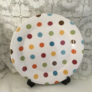 Pier 1 Ironstone Confetti Salad Plate